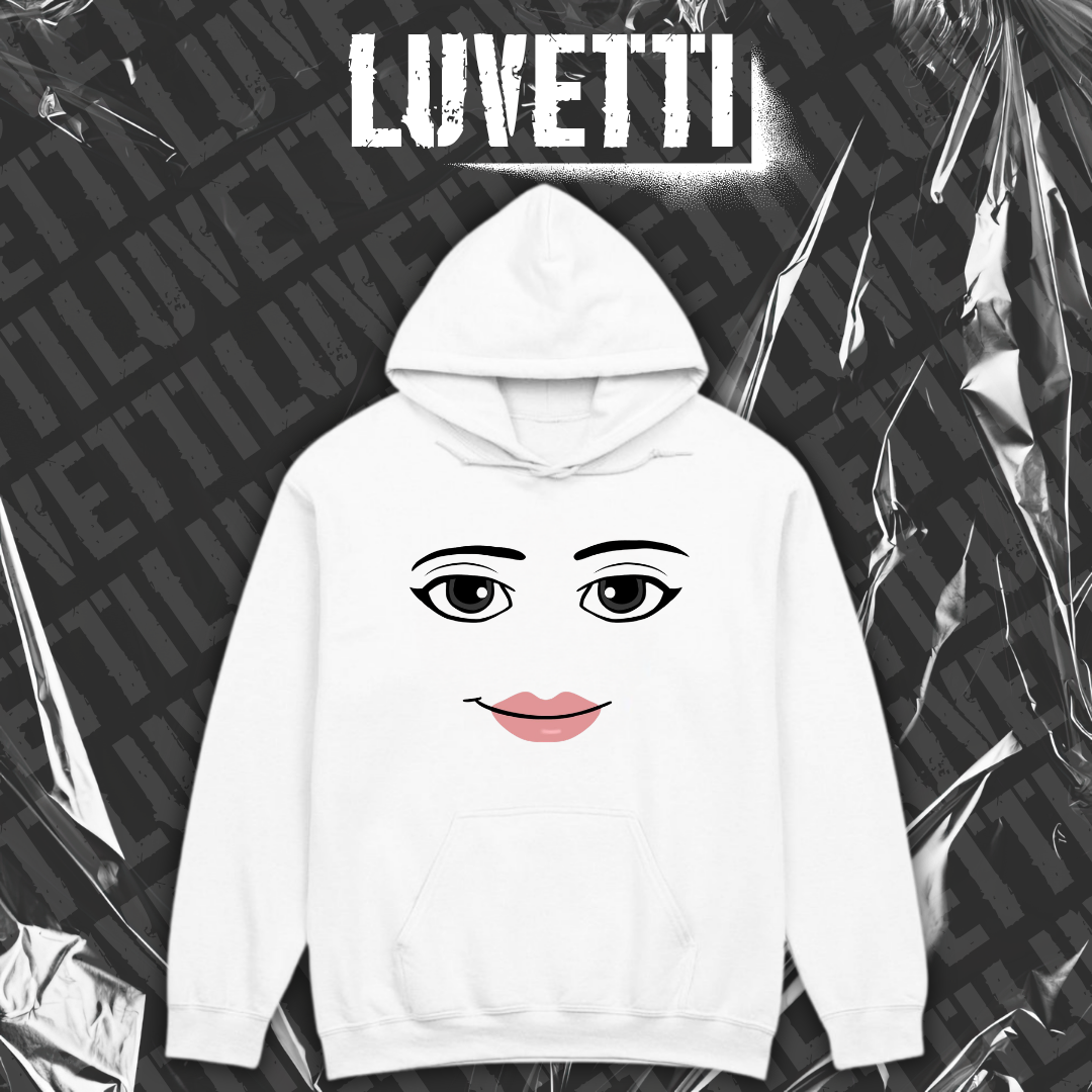 Luvetti™ Roblox Face ÇİFT Oversize Hoodie