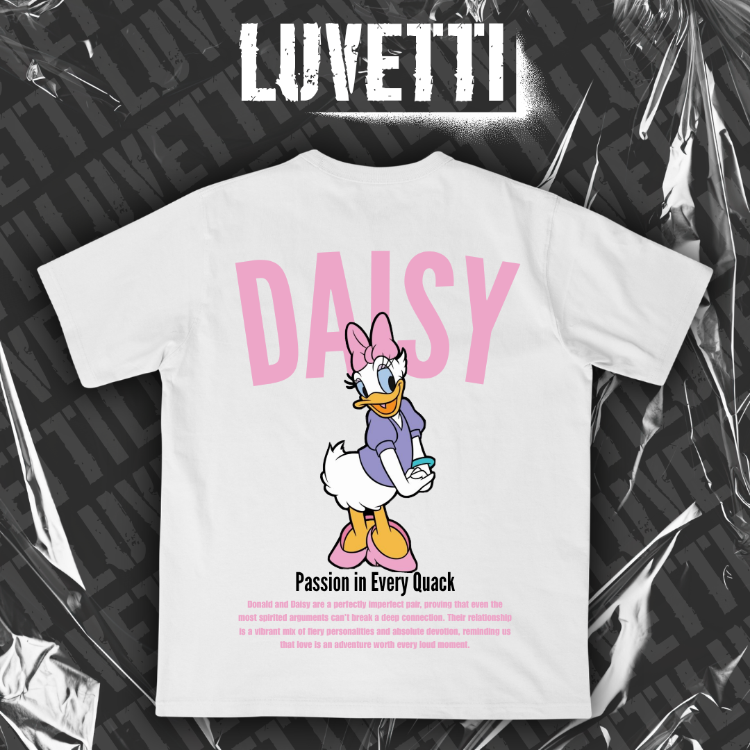 Luvetti™ Daisy Duck ÇİFT Oversize T-Shirt