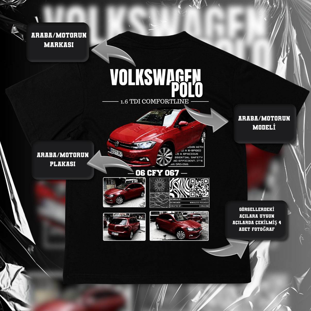 Luvetti™ ALWAYS READY Kişiye Özel Tasarım Tişört