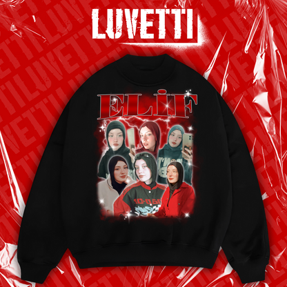 Luvetti™ Kişiye Özel Tasarım Bootleg Hoodie