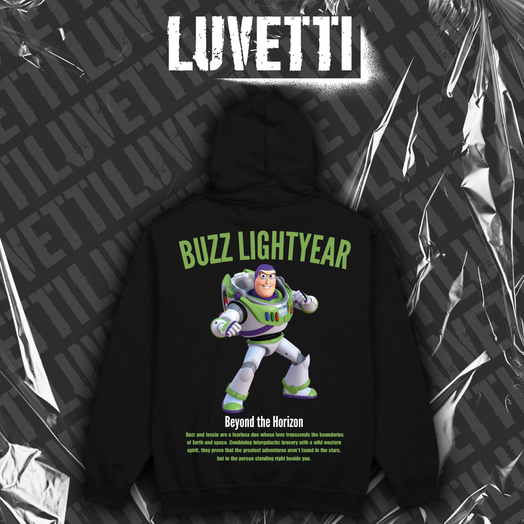Luvetti™ Buzz Lightyear ÇİFT Oversize Hoodie