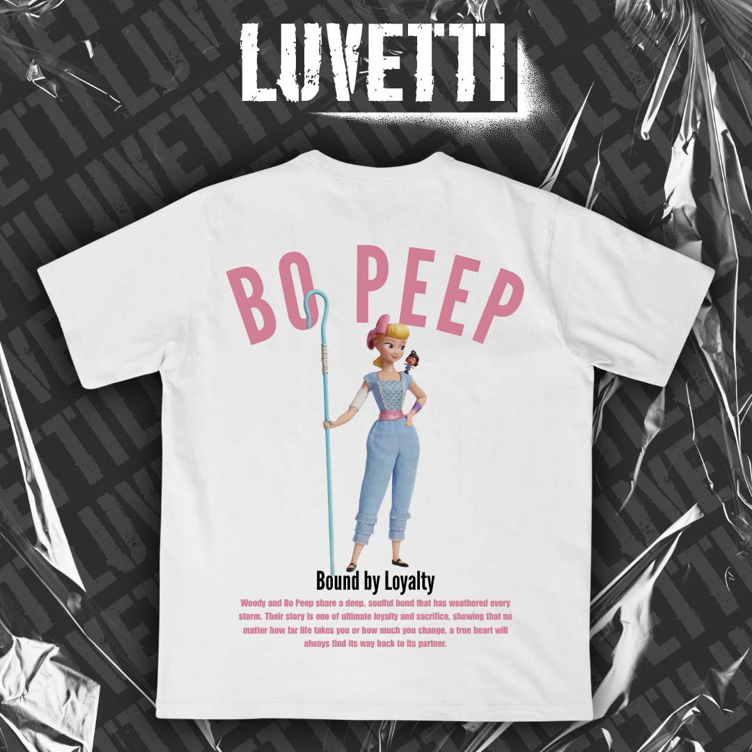 Luvetti™ Bo Peep ÇİFT Oversize T-Shirt