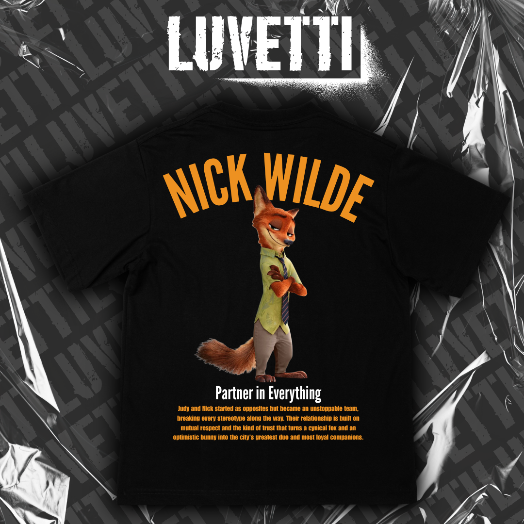 Luvetti™ Nick Wilde ÇİFT Oversize T-Shirt