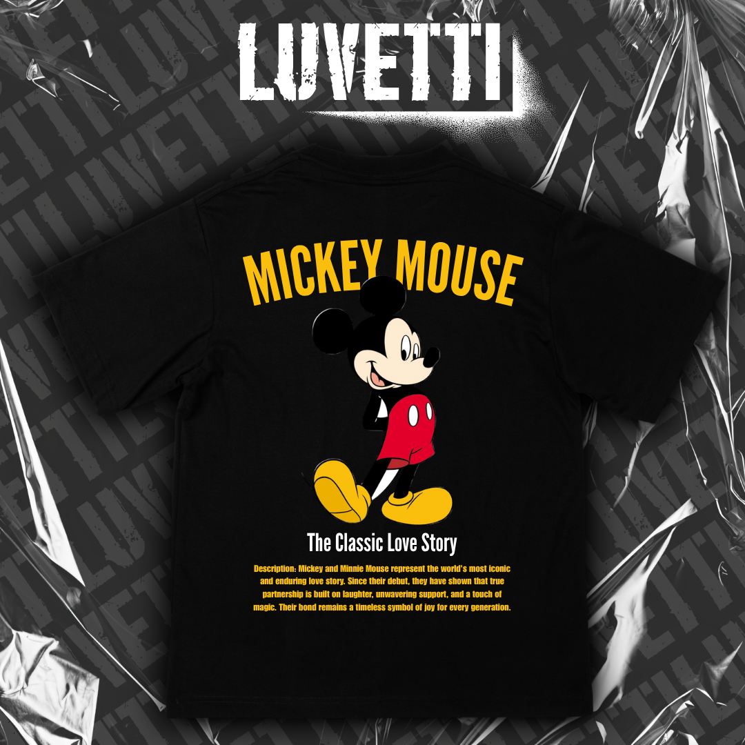 Luvetti™ Mickey Mouse ÇİFT Oversize T-Shirt
