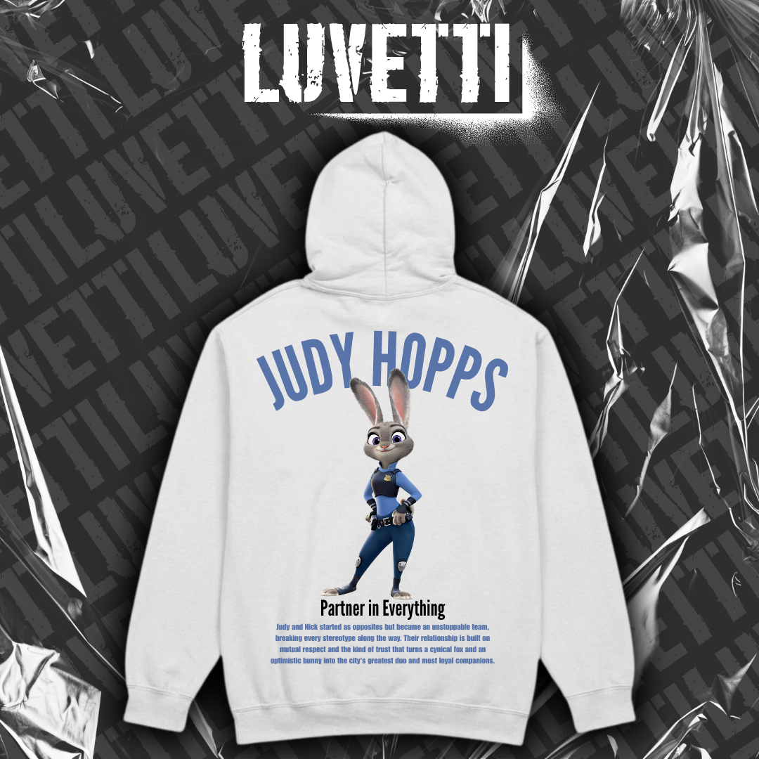 Luvetti™ Judy Hopps ÇİFT Oversize Hoodie