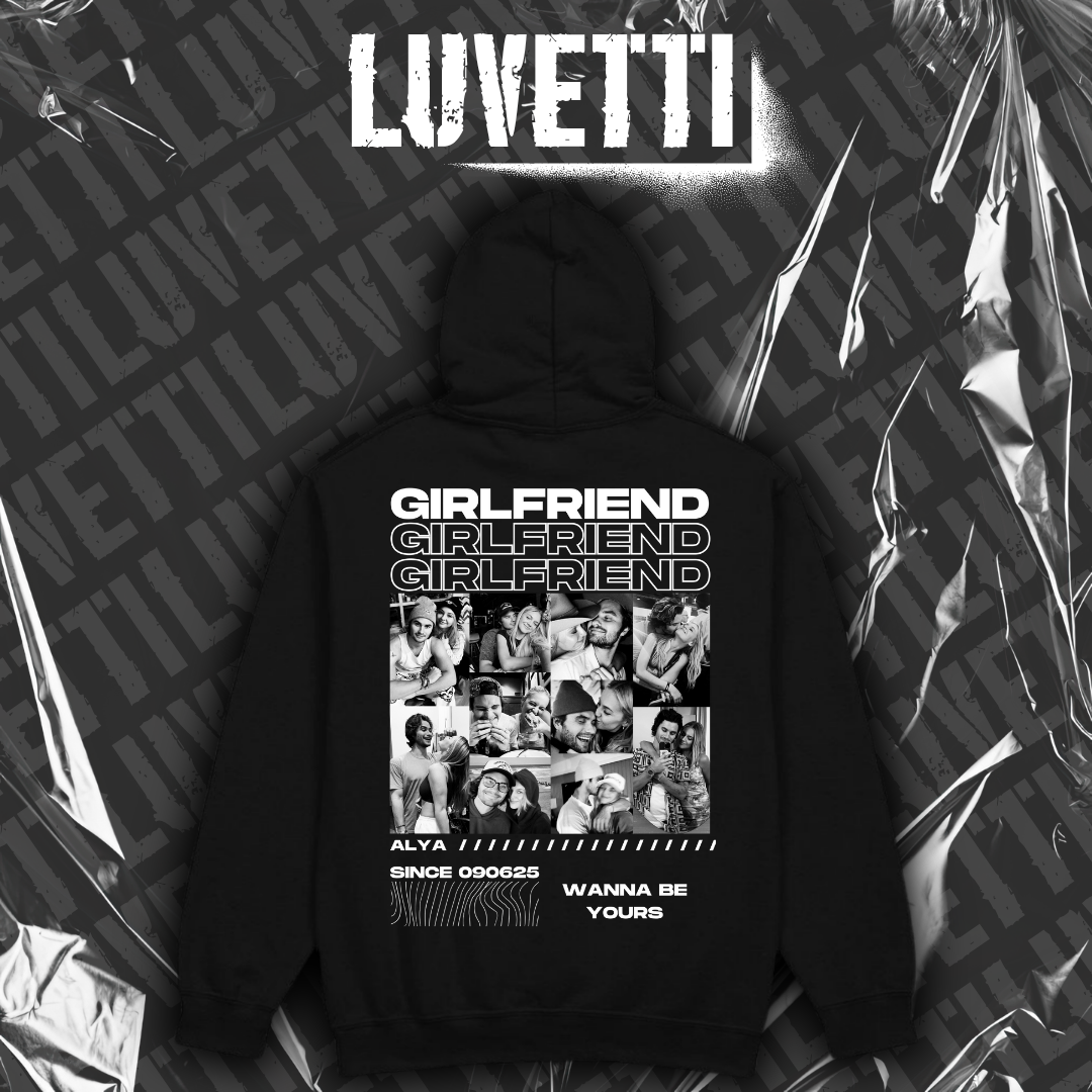 Luvetti™ Girlfriend & Boyfriend Kişiye Özel Tasarım Hoodie