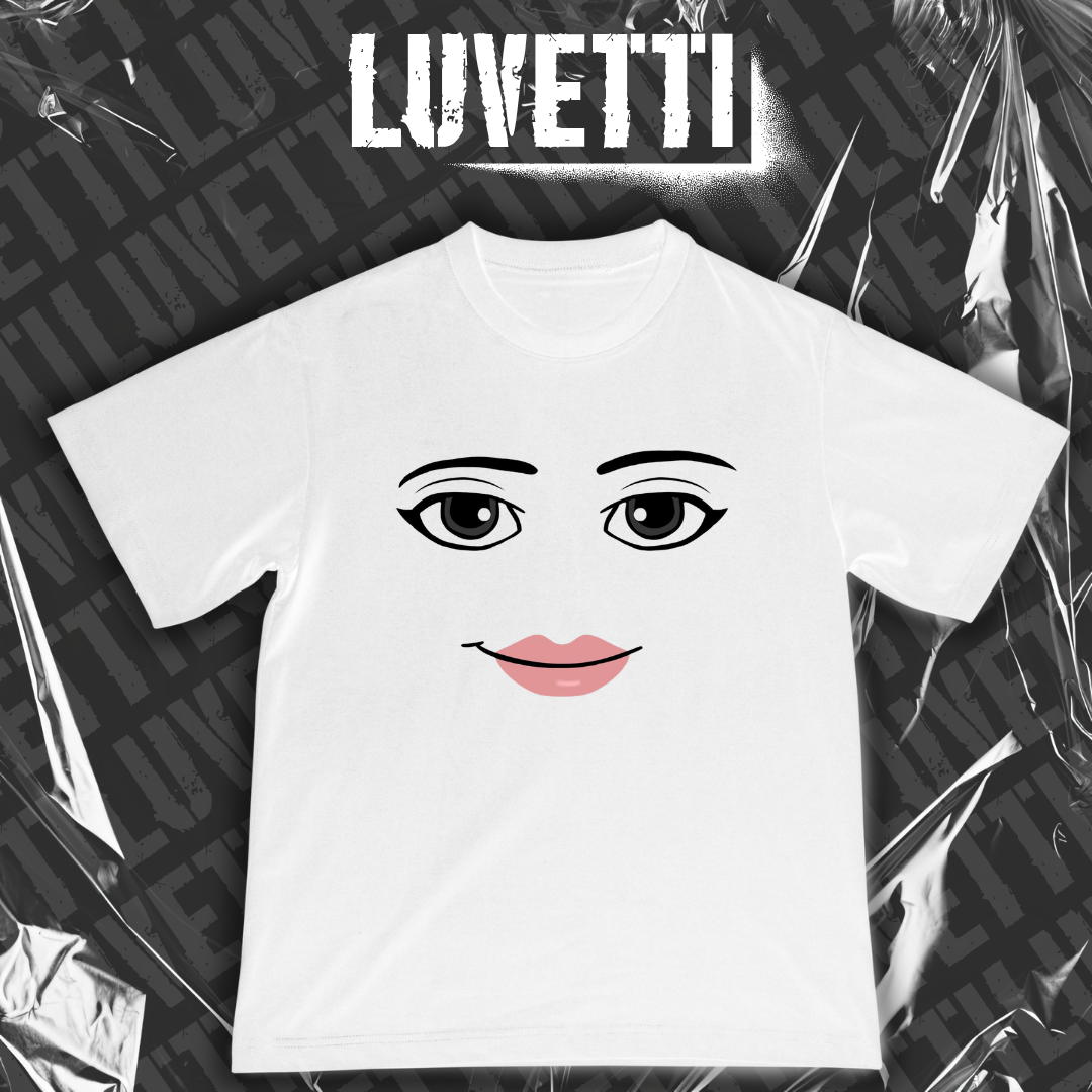 Luvetti™  Roblox Face ÇİFT Oversize T-Shirt