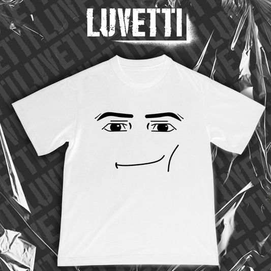 Luvetti™ Roblox Face ÇİFT Oversize T-Shirt