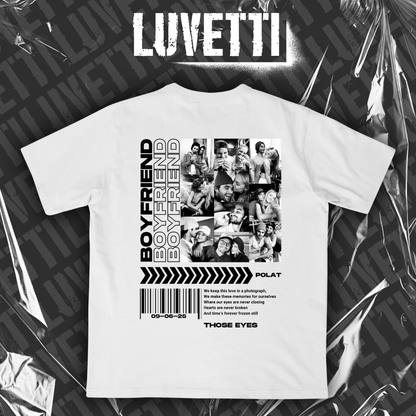 Luvetti™ Boyfriend & Girlfriend >>>>>> Kişiye Özel Tasarım Oversize T-Shirt
