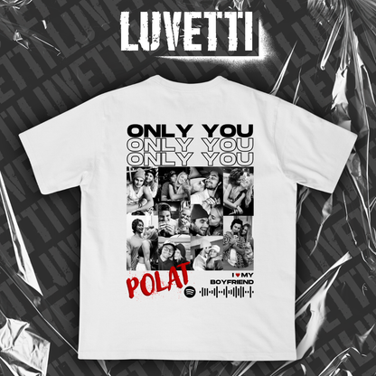 Luvetti™ Only You Kişiye Özel Tasarım Oversize T-Shirt
