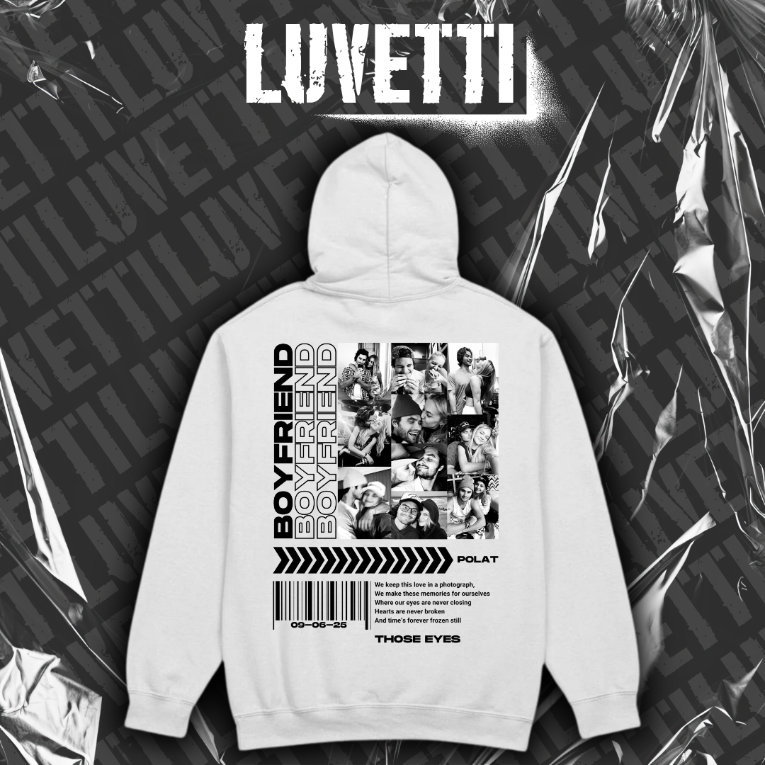 Luvetti™ Girlfriend & Boyfriend >>>>>> Kişiye Özel Tasarım Hoodie