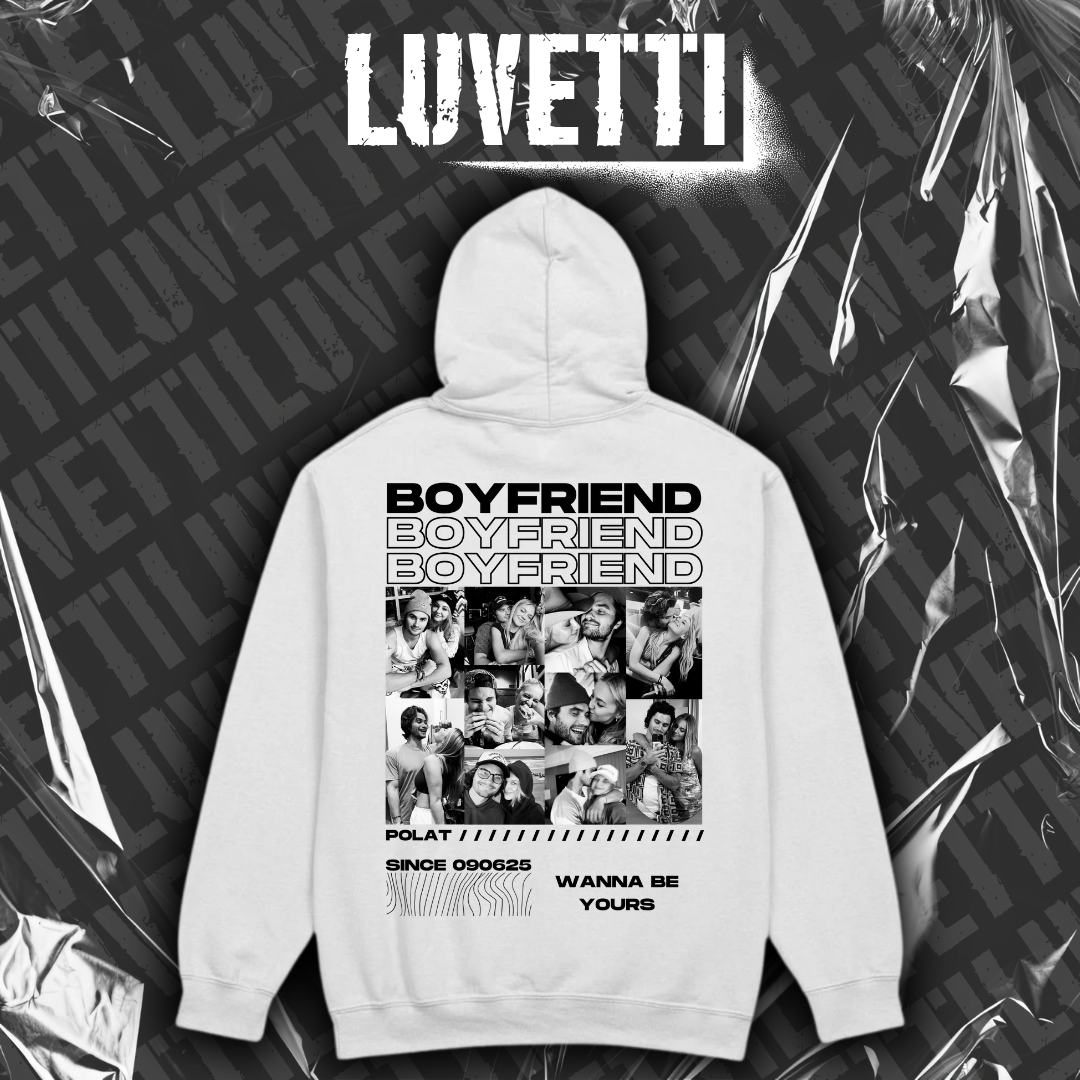 Luvetti™ Girlfriend & Boyfriend Kişiye Özel Tasarım Hoodie