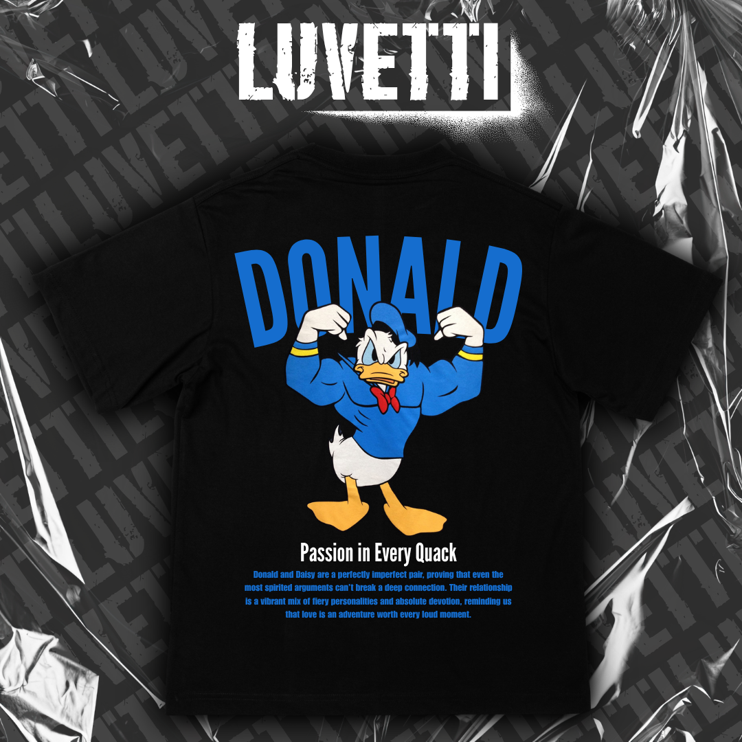 Luvetti™ Donald Duck ÇİFT Oversize T-Shirt