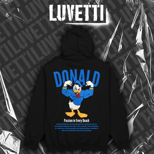 Luvetti™ Donald Duck ÇİFT Oversize Hoodie