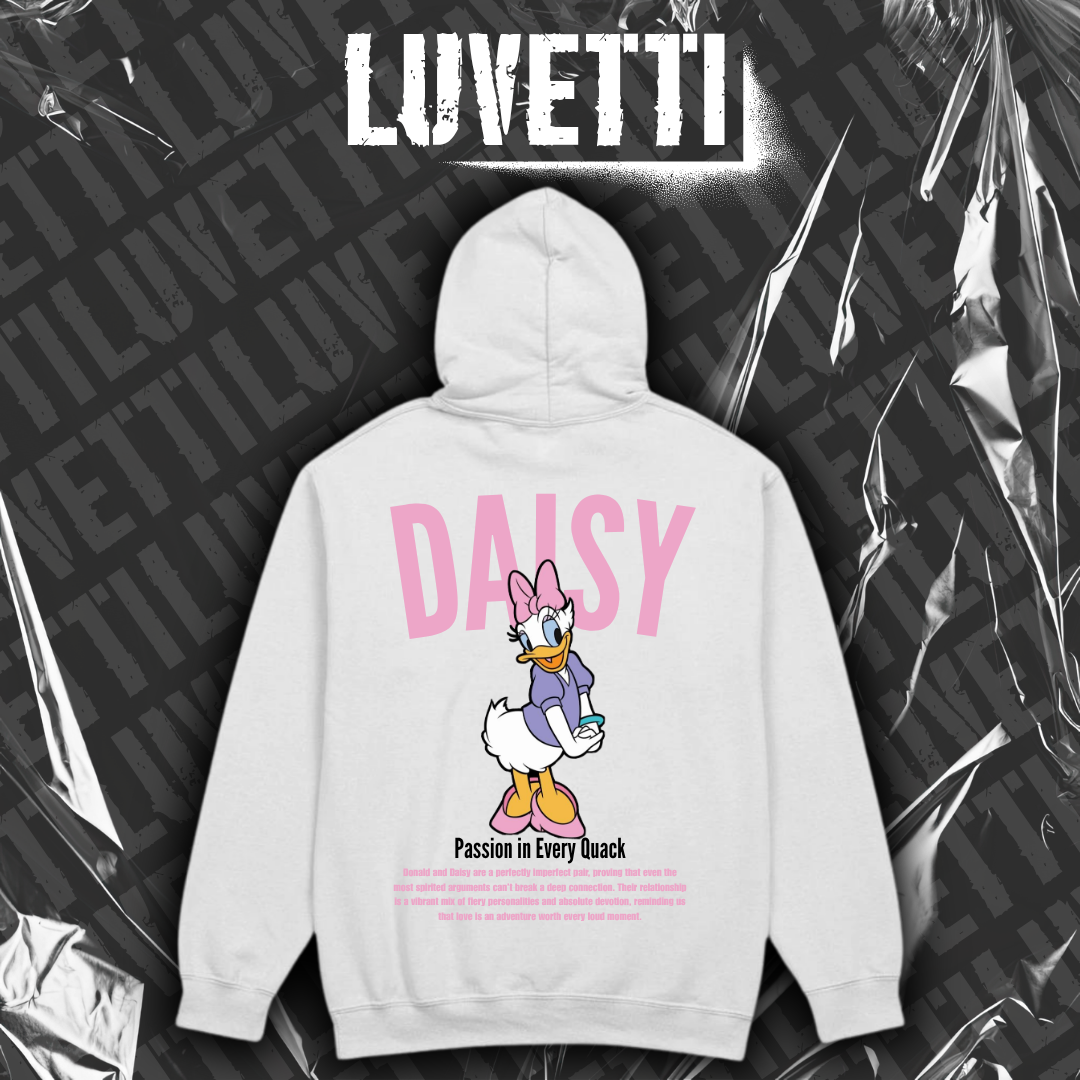 Luvetti™ Daisy Duck ÇİFT Oversize Hoodie